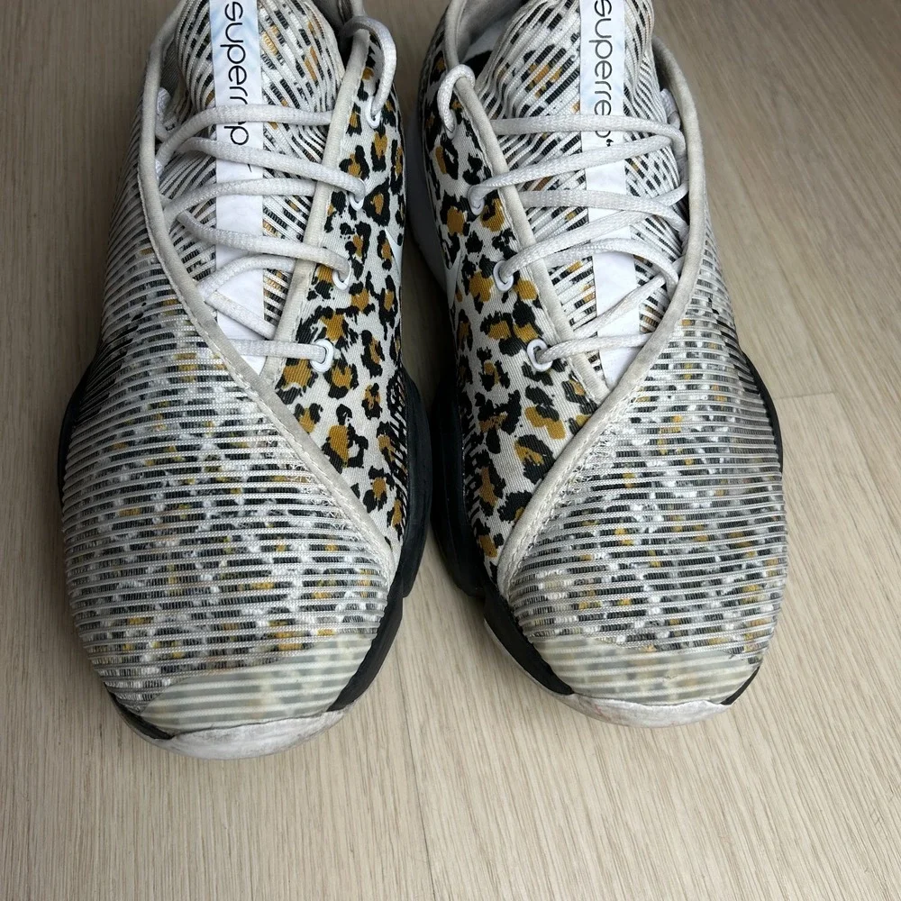 Nike Air Zoom SuperRep 2 Womens 8.5 Leopard Print White Training Shoes CU5925-17